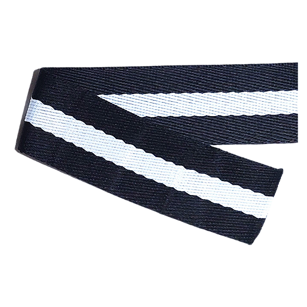 Alça para Bolsa 40mm Chic 1 Metro Preto Branco