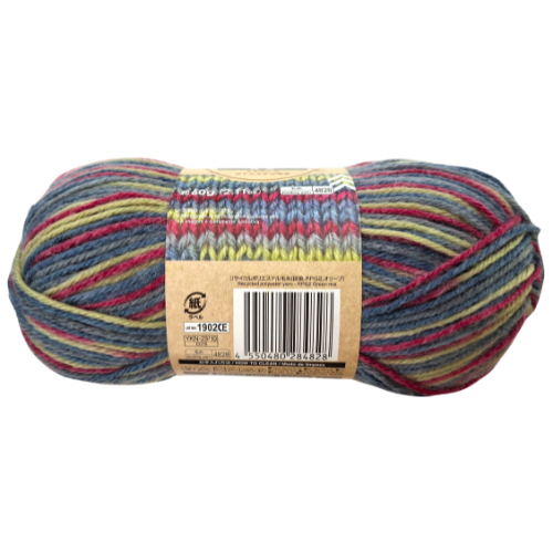 Novelo de Lã Tricô Crochê 60g 140m Poliéster Ecológico 4828 Daiso