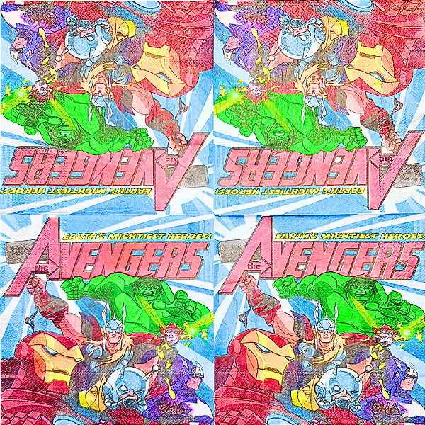 Guardanapo para Decoupage 33x33 Avengers