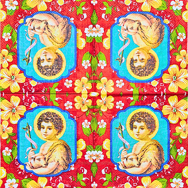 Guardanapo para Decoupage 24.5x24.5 São João Batista