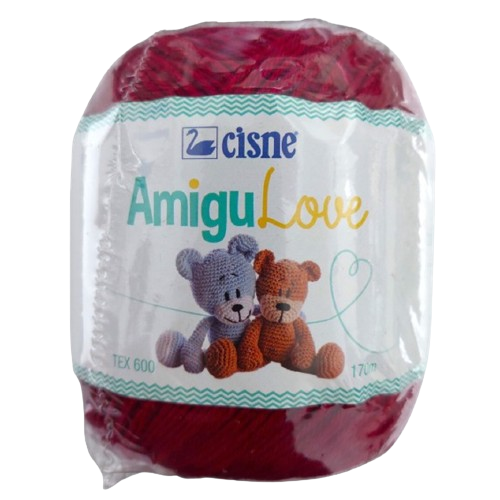 Linha Amigurumi Cisne AmiguLove 170m Cor 1005 Coats