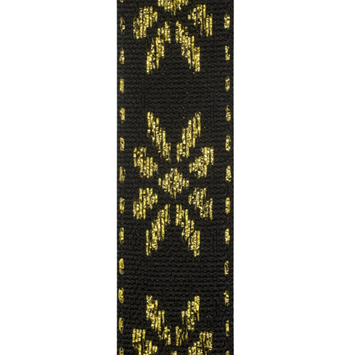 Galão Decorado 18mm 10m MW612 Preto Dourado Marwan