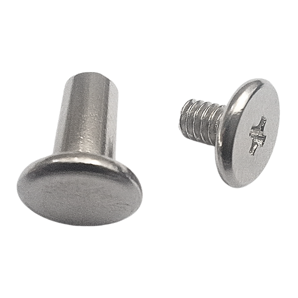 Parafuso Pasta 10mm 6 Unidades Prata