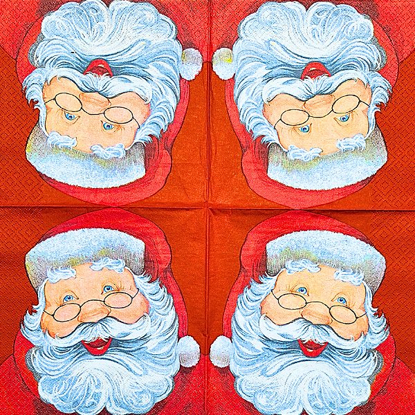 Guardanapo para Decoupage 33x33 Tema Natal Modelo 3