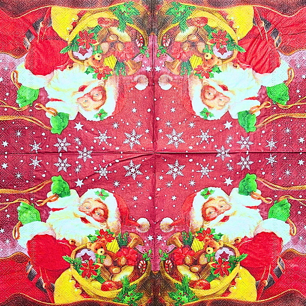 Guardanapo para Decoupage 33x33 Tema Natal Modelo 5