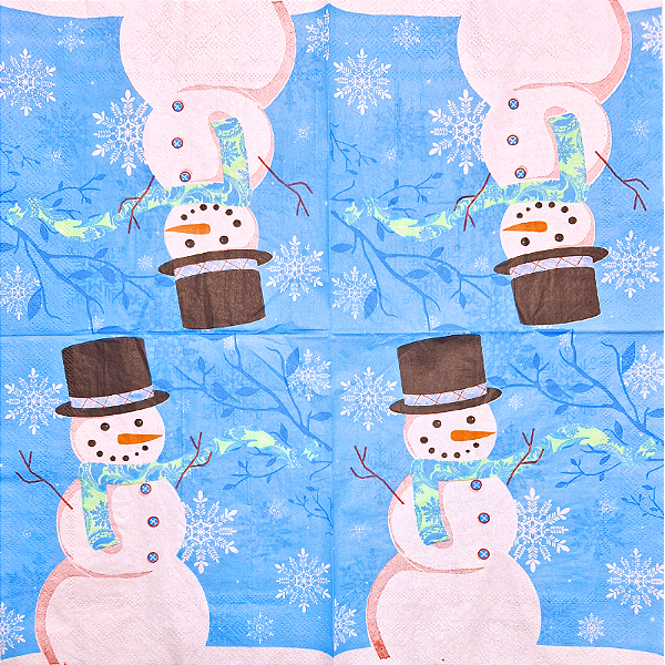 Guardanapo para Decoupage 33x33 Tema Natal Modelo 6