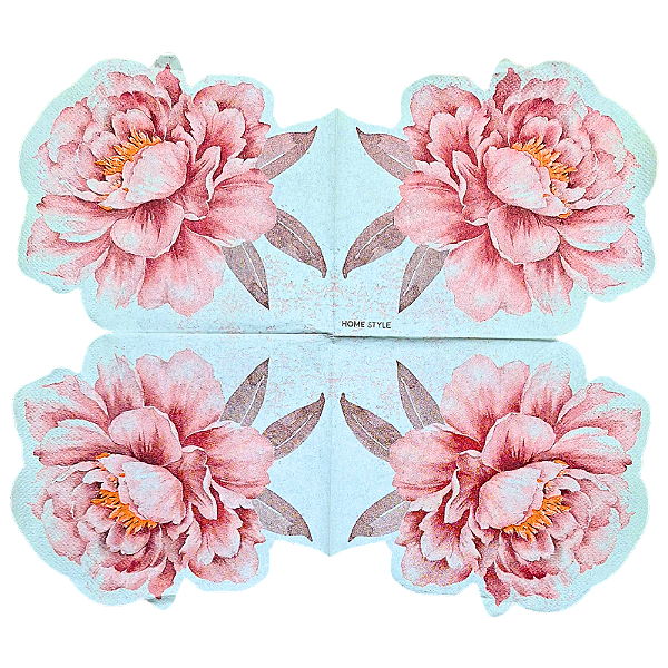 Guardanapo para Decoupage 32x28 Flor de Peônia
