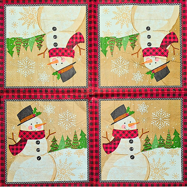 Guardanapo para Decoupage 33x33 Tema Natal Modelo 10