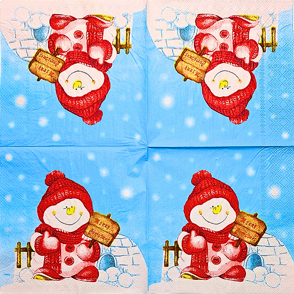 Guardanapo para Decoupage 33x33 Tema Natal Modelo 11
