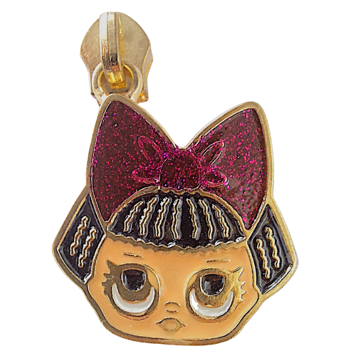Cursor Resinado para Zíper Nº5 LOL Pink