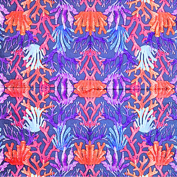Guardanapo para Decoupage 33x33 Tema Marinho Coral
