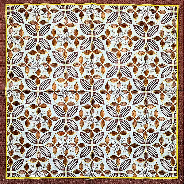 Guardanapo para Decoupage 33x33 Flor de Cacau
