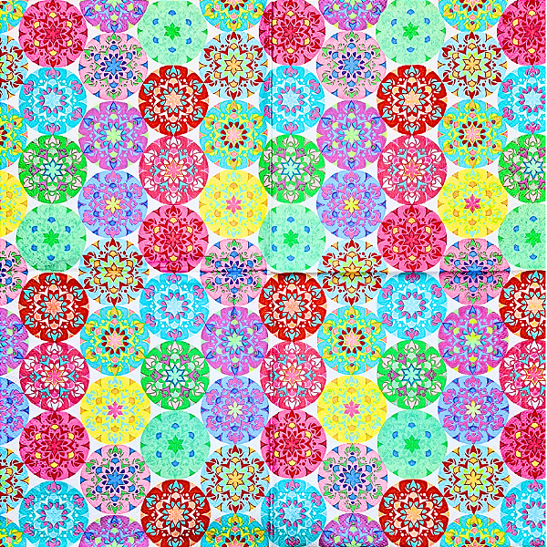 Guardanapo para Decoupage 33x33 Mosaico de Mandalas
