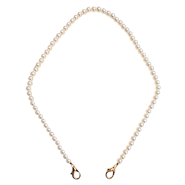 Alça para Bolsa com Pérola Acrílica 60cm