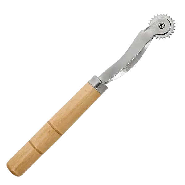 Carretilha Rotativa com Lâmina Rígida para Marcar Tecido e Molde