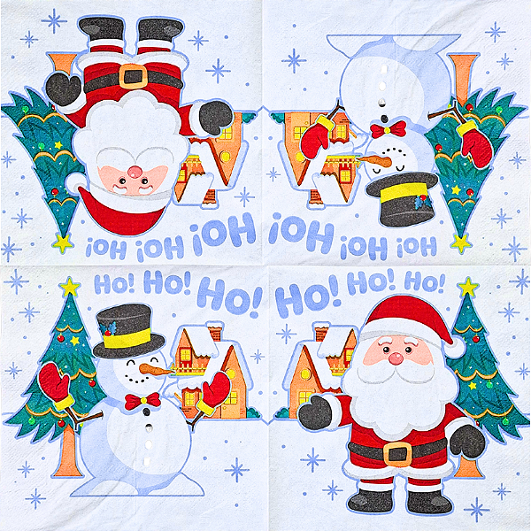 Guardanapo para Decoupage 33x33 Tema Natal Modelo 15