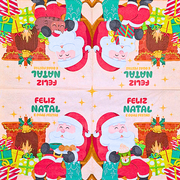 Guardanapo para Decoupage 33x33 Tema Natal Modelo 18