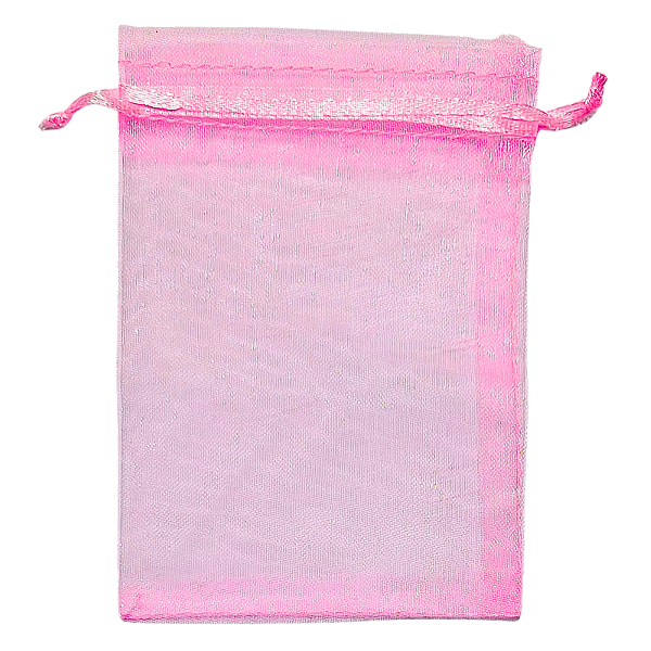 Saco Organza 9x12 Cor Rosa 10 Unidades