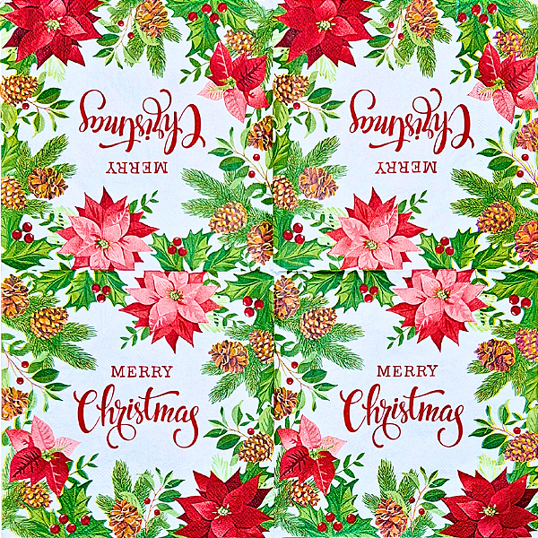 Guardanapo para Decoupage 33x33 Tema Natal Modelo 23