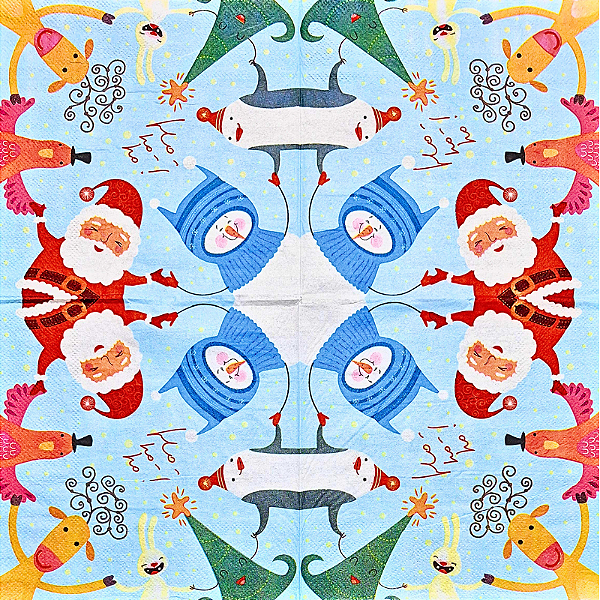 Guardanapo para Decoupage 33x33 Tema Natal Modelo 29