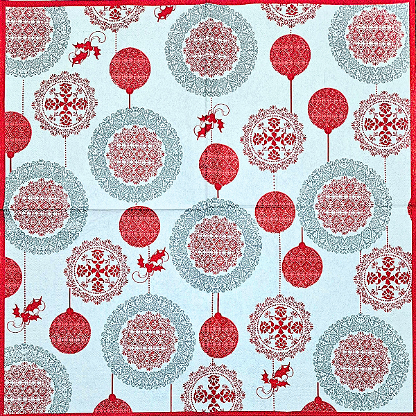 Guardanapo para Decoupage 33x33 Tema Natal Modelo 30