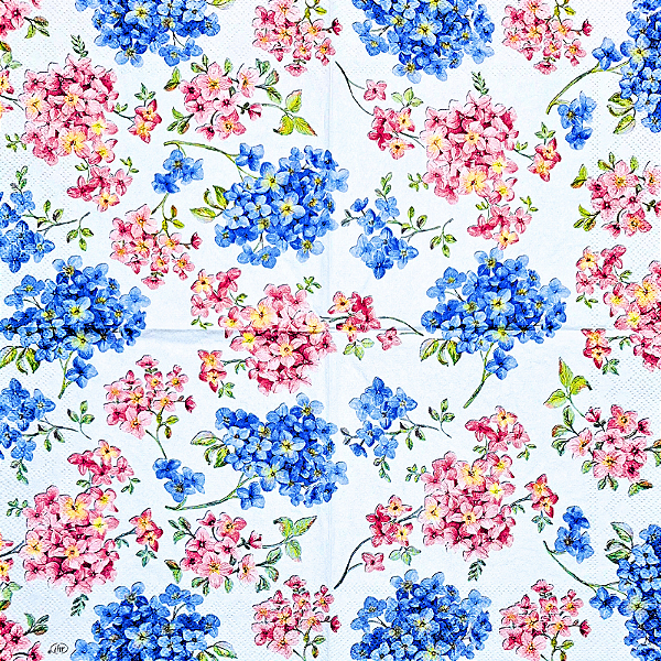 Guardanapo para Decoupage 33x33 Flores Maitê