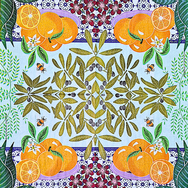 Guardanapo para Decoupage 33x33 Natureza de Alicante