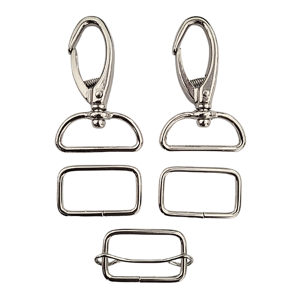 Kit Mosquetão Quadro e Regulador de Bolsa 30mm