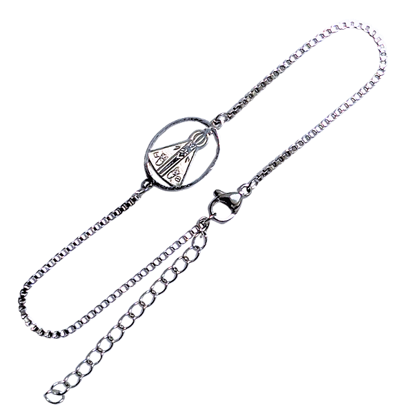 Pulseira Nossa Senhora Aparecida Prata