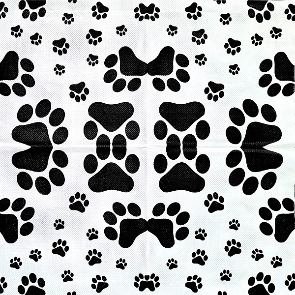 Guardanapo para Decoupage 33x33 Tema Pata de Pet