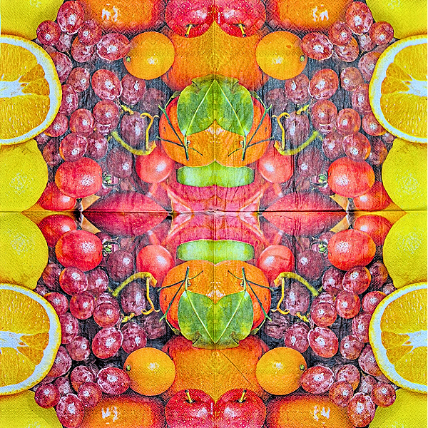 Guardanapo para Decoupage 33x33 Frutas