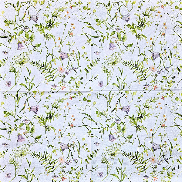 Guardanapo para Decoupage 33x33 Flores do Bosque