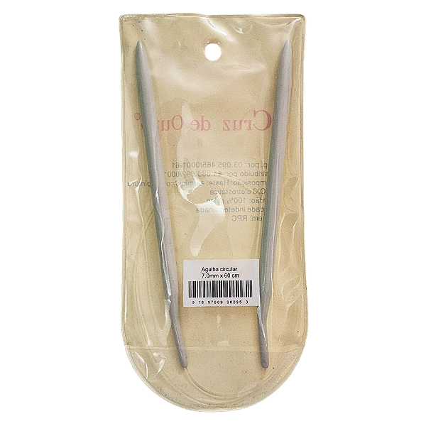 Agulha Circular 7.0mm 60cm Cruz de Ouro