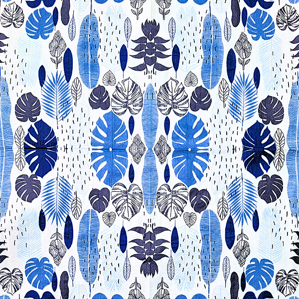 Guardanapo para Decoupage 33x33 Natureza Azul