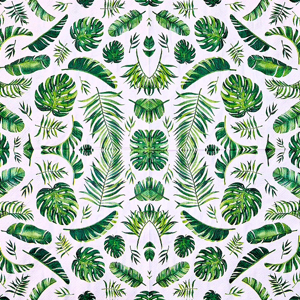 Guardanapo para Decoupage 33x33 Jardim Tropical