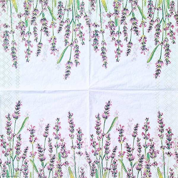 Guardanapo para Decoupage 25x25 Lavandas no Verão