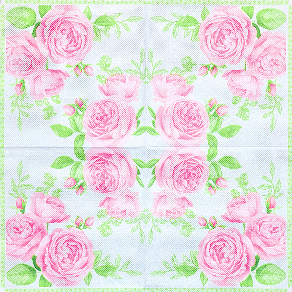 Guardanapo para Decoupage 33x33 Rosas na Alvorada