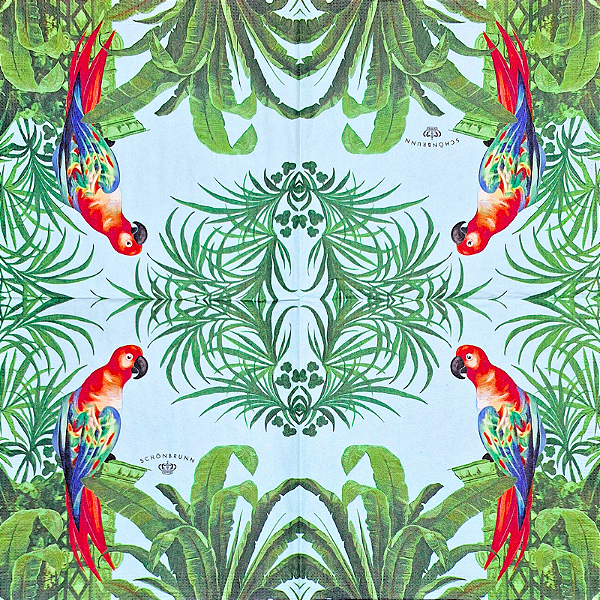 Guardanapo para Decoupage 33x33 Arara Tropical