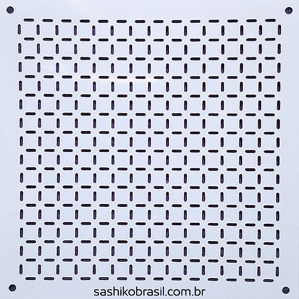 Gabarito para Bordado Sashiko 10cm x 10cm em Stencil Modelo 14