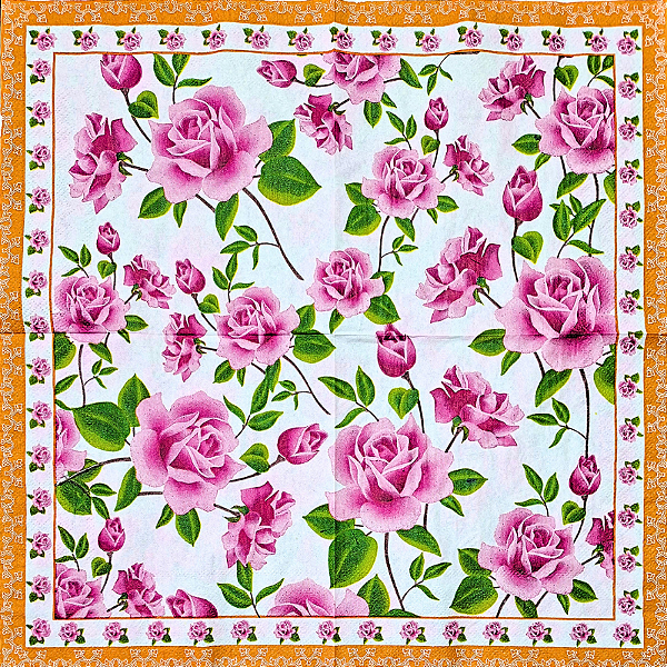 Guardanapo para Decoupage 33x33 Floral Romântico