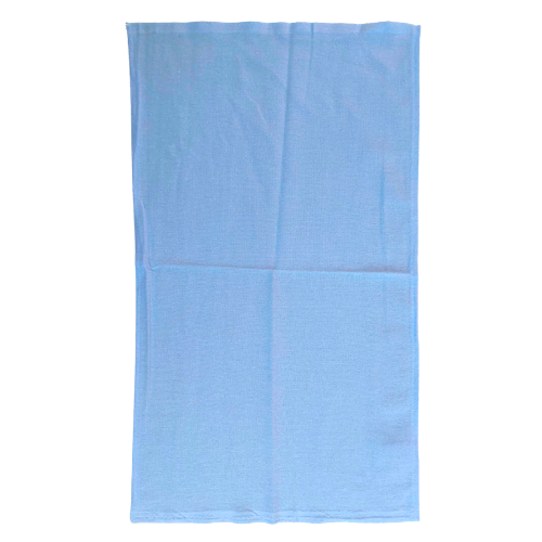 Pano de Prato Com Bainha 41cm x 69cm 100% Algodão Azul
