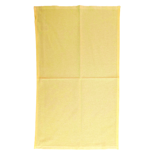 Pano de Prato Com Bainha 41cm x 69cm 100% Algodão Amarelo