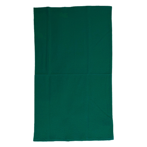 Pano de Prato Com Bainha 41cm x 69cm 100% Algodão Verde Escuro