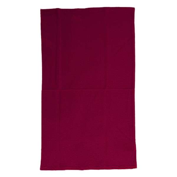 Pano de Prato Com Bainha 41cm x 69cm 100% Algodão Vermelho Escuro