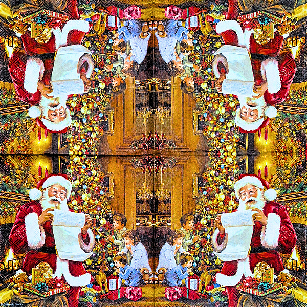 Guardanapo para Decoupage 33x33 Tema Natal Modelo 42