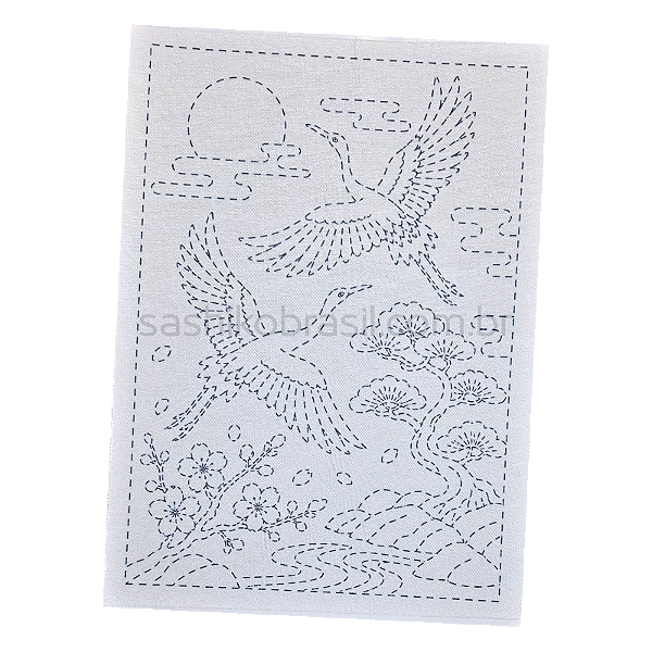 Papel Estabilizador Hidrossolúvel para Bordado Sashiko A4 Tsurus