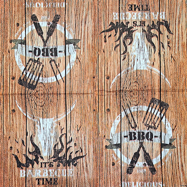 Guardanapo para Decoupage 33x33 Barbecue