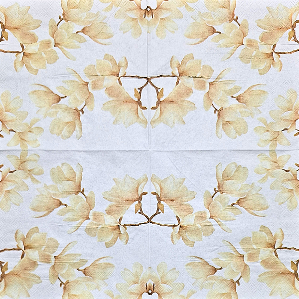 Guardanapo para Decoupage 33x33 Flores de Inverno