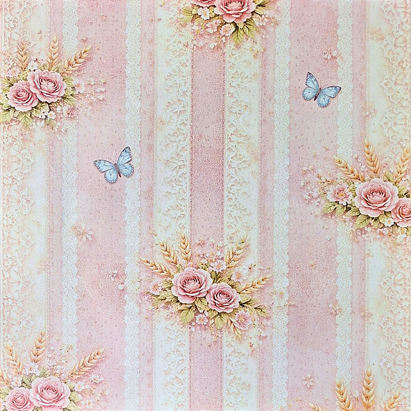 Papel para Scrapbook 30x30 Tema Bakery Modelo 5