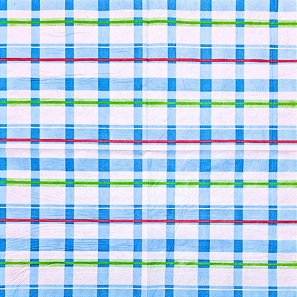 Guardanapo para Decoupage 33x33 Tartan Piquenique